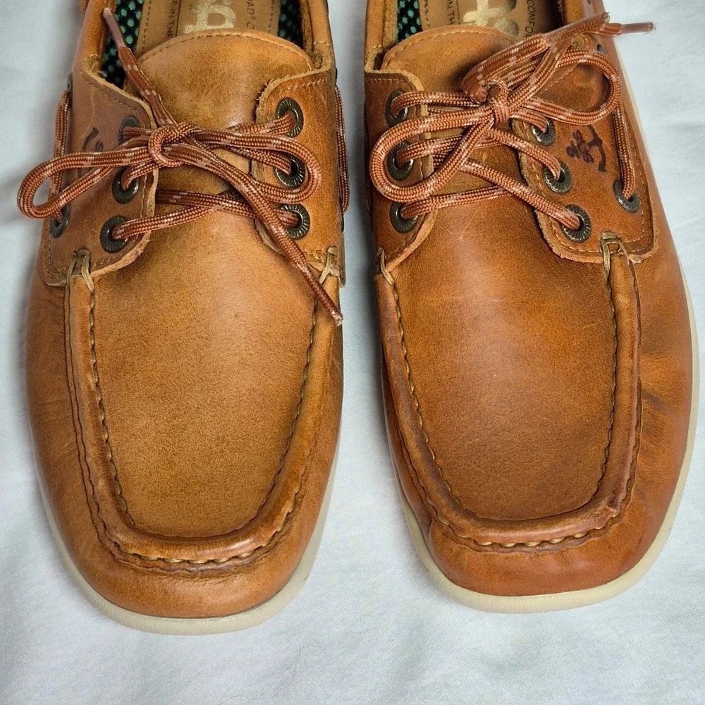 SAS Decksider old sand color mocassin boat shoes mens 8 Medium NEW‎